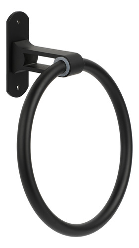 Soporte Redondo Para Anillos Negros De Diseño Moderno Montad