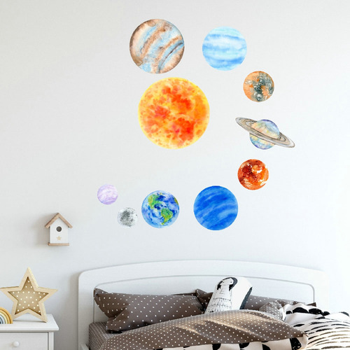 Pegatinas De Pvc Para Pared De Niños Con Forma De Estrella R