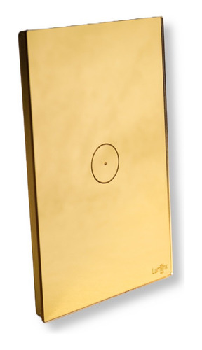 Interruptor Wi-fi 1 Botão Touch - Dourado