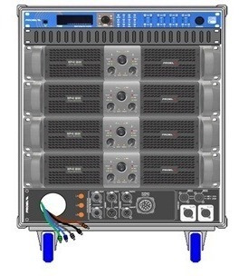 Amplificadores Proel Rack Line Array Axrackm3