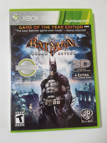 Batman Arkham Asylum / Xbox 360 / Edicion Juego Del Año | Meses sin  intereses