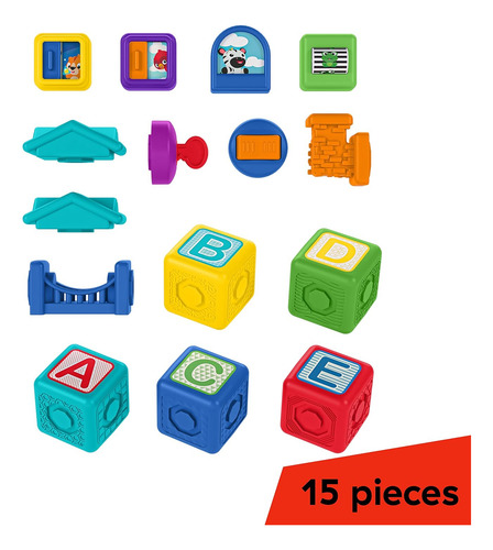 Baby Einstein Connectables De 15 Piezas Bloques Magnéticos D