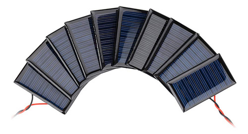 Aoshike 10 Mini Paneles Solares De 5 V 30 Ma Para Energía