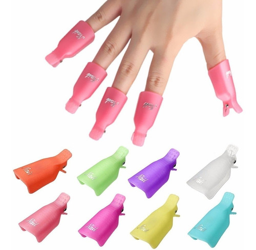 Pinza Removedor De Esmalte Y Uñas X 10, Hermoso Toque