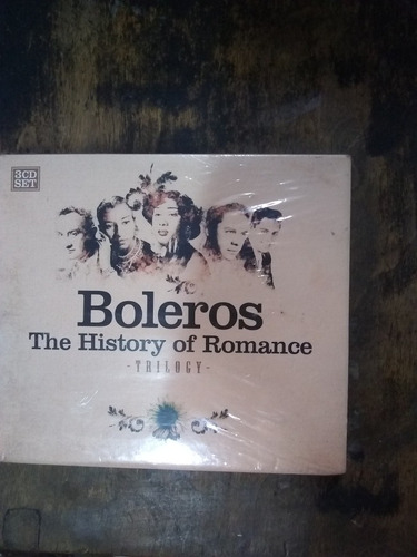 Cd  Boleros The History Of Romance. Trilogía.  3 Cd  
