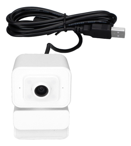 Microfone De Webcam White Web Cam De Alta Resolução 1080p 30