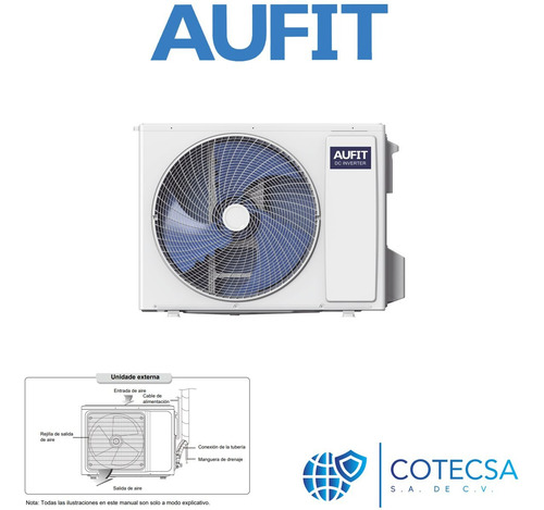 Minisplit Wifi Inverter 1 Ton Frío/ Calor / Chi-r32-12k-220