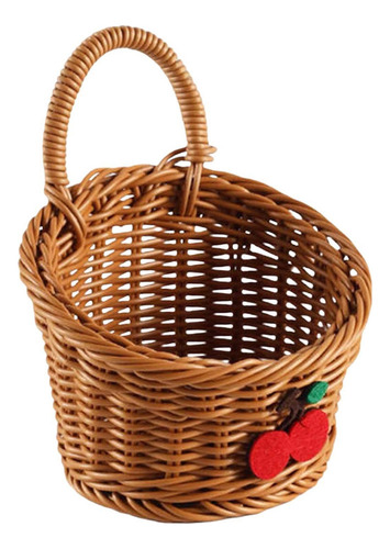 Mz Cesta Tejida De La Cesta De La Verdura De La Fruta De La