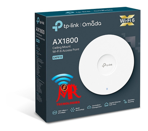 Eap 610 Punto De Acceso Wifi 6 De Montaje En Techo Ax1800