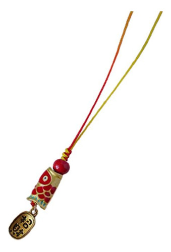 Pingente De Celular Mmulck Phone Lanyard Lucky Red Koi Key