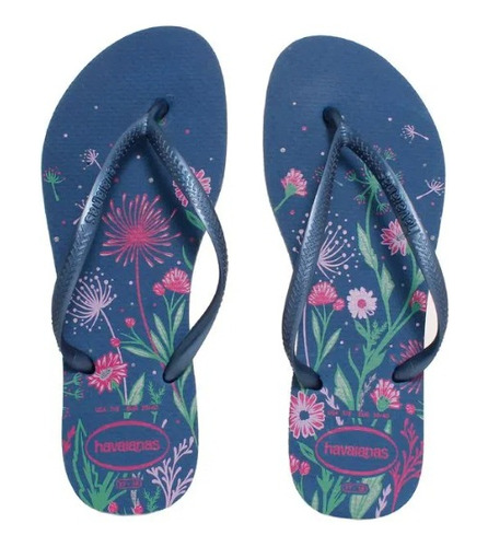 Ojota Havaianas Slim Organic Azul