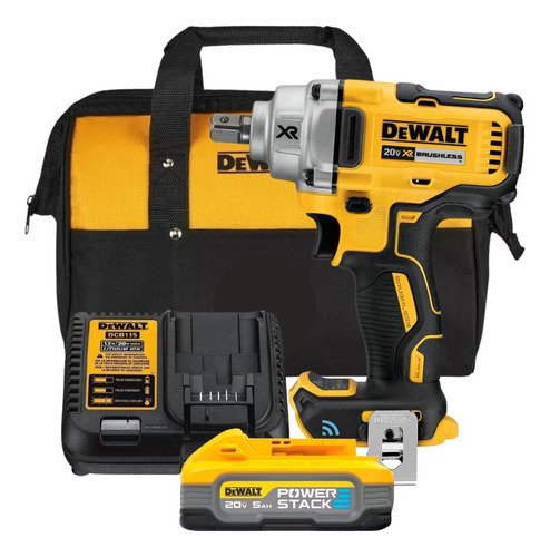 Chave Impacto Dewalt Dcf896 Bateria 20v 5ah Powerstack Bolsa