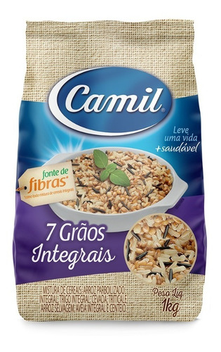 Arroz Integral 7 Cereais Camil Pacote 1kg