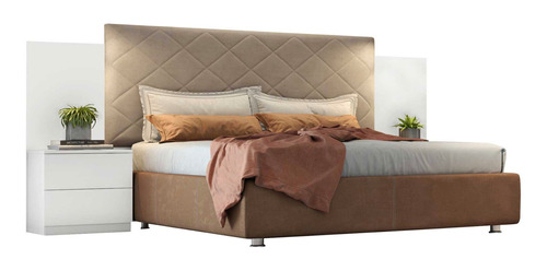  Cabeceira de cama box Novo Horizonte Everest 2 corpos 260.5cm x 121cm branca