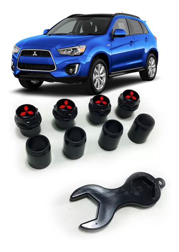 Kit Tampa Bico Pneu Capa Mitsubishi Lancer Otulander Eclipse