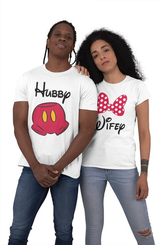 Polera Para Parejas Día De Los Enamorados Mickey Mouse