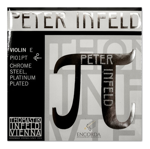 Corda Mi Avulsa Violino Thomastik Peter Infeld Pi01 Platina