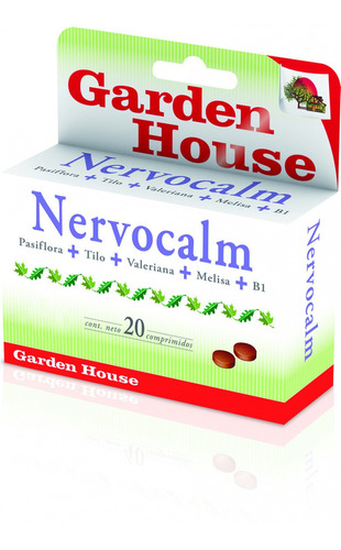 Suplemento Dietario Nervocalm Garden House X 40 Comprimidos