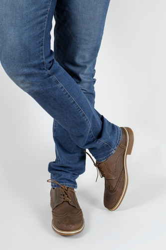 Imagen 2 de 5 de Zapato Para Caballero Bostoniano Casual Y Vestir Piel Vacuno