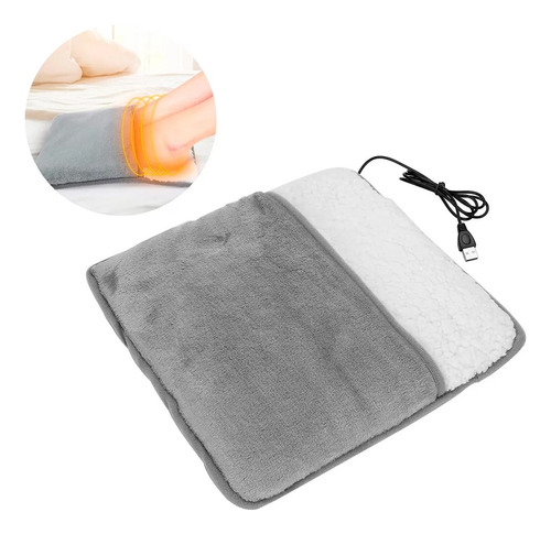 Calentador Calienta Pies Usb Corderito Suave Lavable