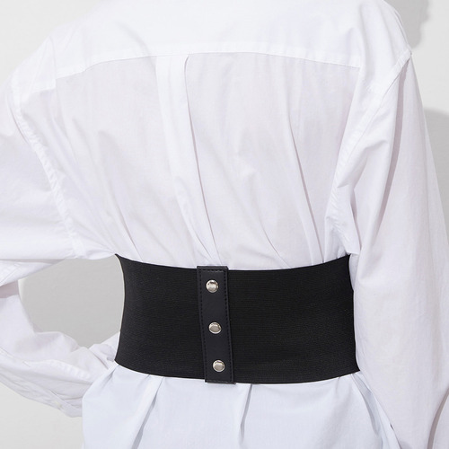 Cinturón De Corsé Con Corbata Ancha Para Mujer