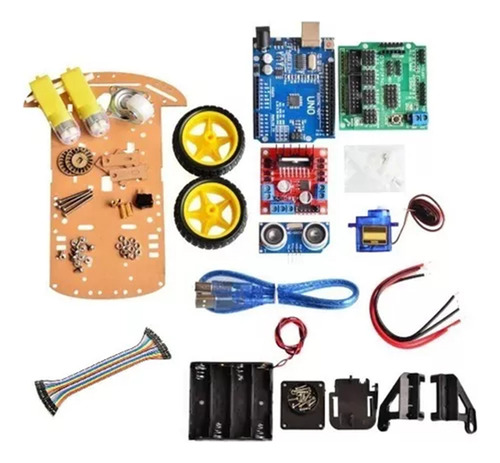 Smart Robot Car 2wd Chasis Kit Compatible Con Arduino