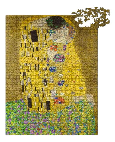 Rompecabezas 1000 Piezas Arte El Beso Gustav Klimt