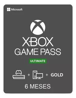 Game Pass Ultimate 6 Meses Live Gold+gpu Codigo 25 Digitos