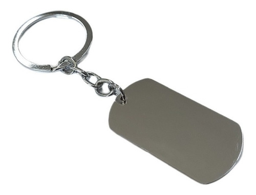Llavero De Acero Inoxidable Mayoreo Para Grabar 20 Pz