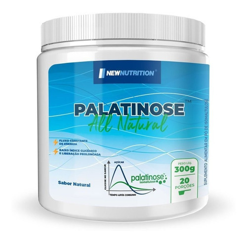 Palatinose 300g Newnutrition Sabor Tangerina