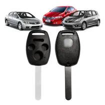 Comprar Carcaça Chave Telecomando Honda Civic City Acord Pânic Bts 3