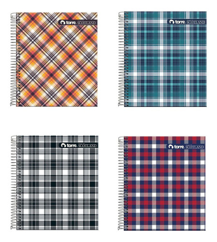 Cuaderno Universitario Book Scotland 150h 7mm 3m Torre