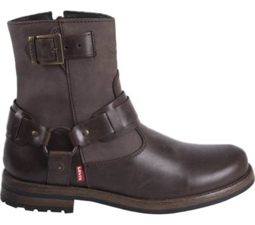 Bota Vaquera Biker Levi's 6047 Cafe Hombre