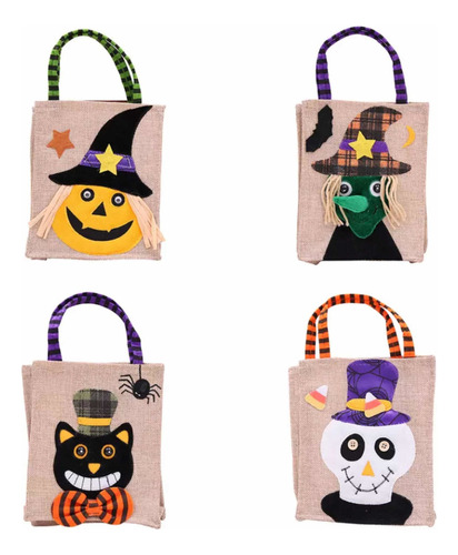 Bolsa De Halloween ( Paquete De 4 ) A