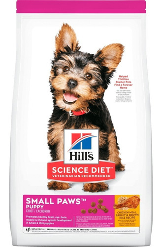  Hills Science Diet Puppy Small Paws 4.5 Lb Envio Gratis