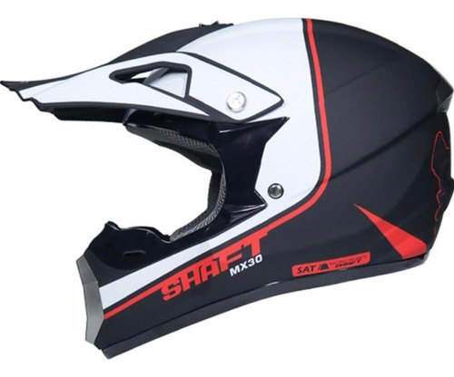 Casco P/ Moto Racing Cross P/ Niño Certificado