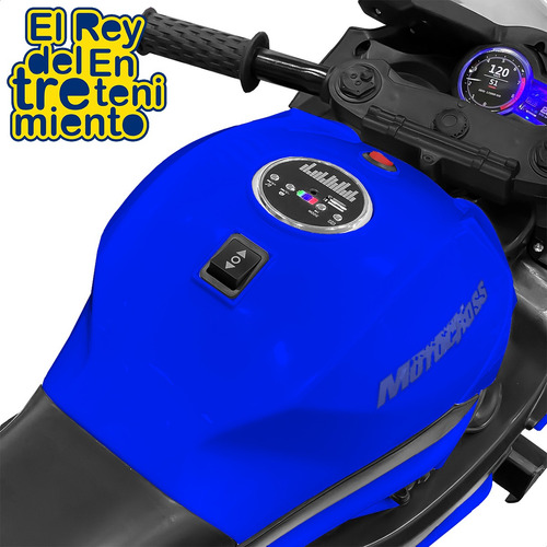 Imagen 5 de 7 de Moto A Batería Con Ruedas Luces Música Y Usb El Rey