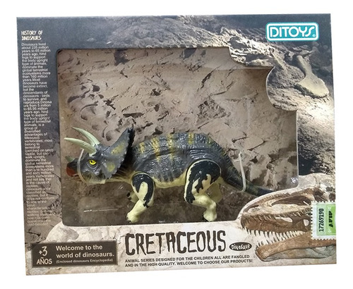 Imagen 1 de 1 de Cretaceous Dinosaurios 14 Cm Triceratops