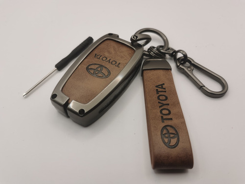 Ys Apply To Capa De Chave Cromada Premium Para Toyota Rav4