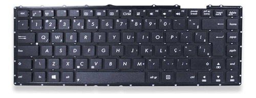 Teclado Para Notebook Asus Z450ua Wx005t Abnt2 Cor Preto