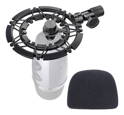 Blue Yeti Nano Shock Mount Con Filtro Pop, Soporte De Choque