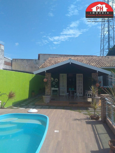 Imagem 1 de 15 de Charmosa Casa Mobiliada - Piscina & Área Gourmet - Cond. Orla Azul - 1517