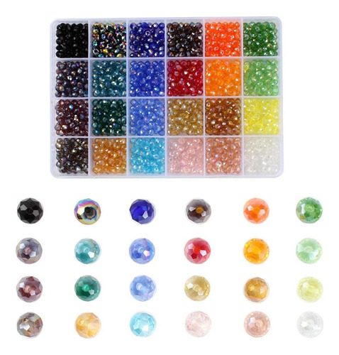 1200 Piezas De Cuentas De Cristal De Briolette Para