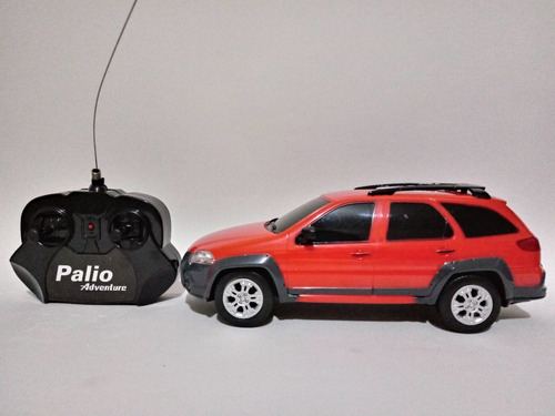 Carro Controle Remoto Fiat Palio Adventure Vermelho 1/18 Cks