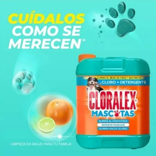 Limpiador Líquido Cloralex Mascotas 10 L