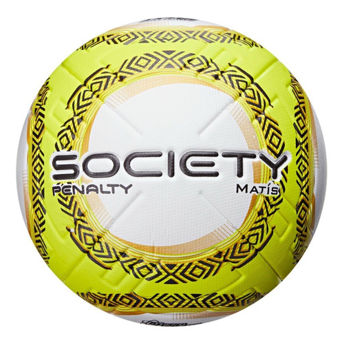 Bola Society Matis Xxiv Cor Branco/preto/chumbo Penalty