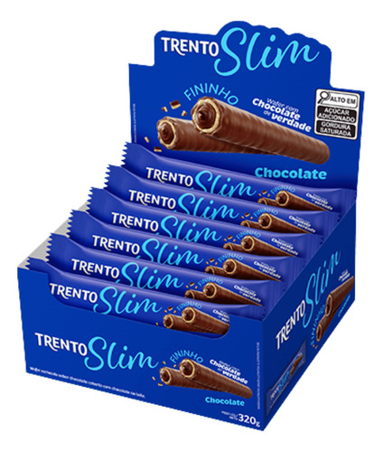 Trento Slim Chocolate Display 16unx20g