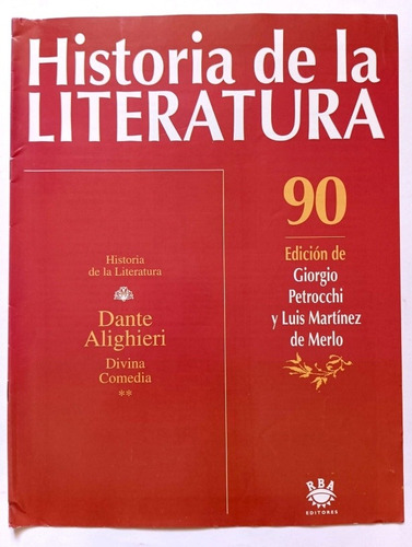 Historia De La Literatura Fascículo 90 Dante Alighieri Div2