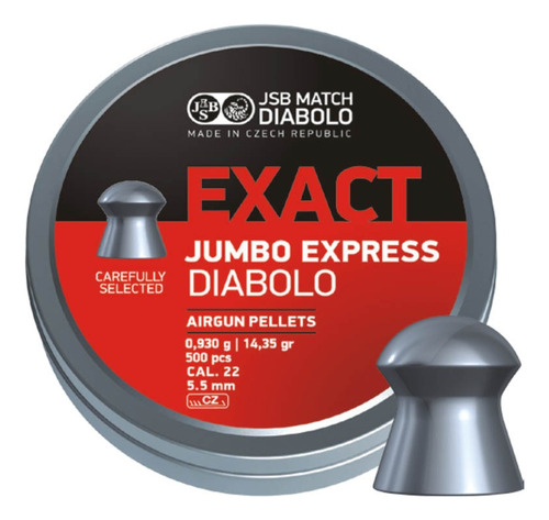 Diábolos Jsb Exact Jumbo Express Calibre 5.5 + Envio Gratis