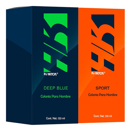 Colonia Para Caballero Hk Deep Blue 120ml + Sport 120ml